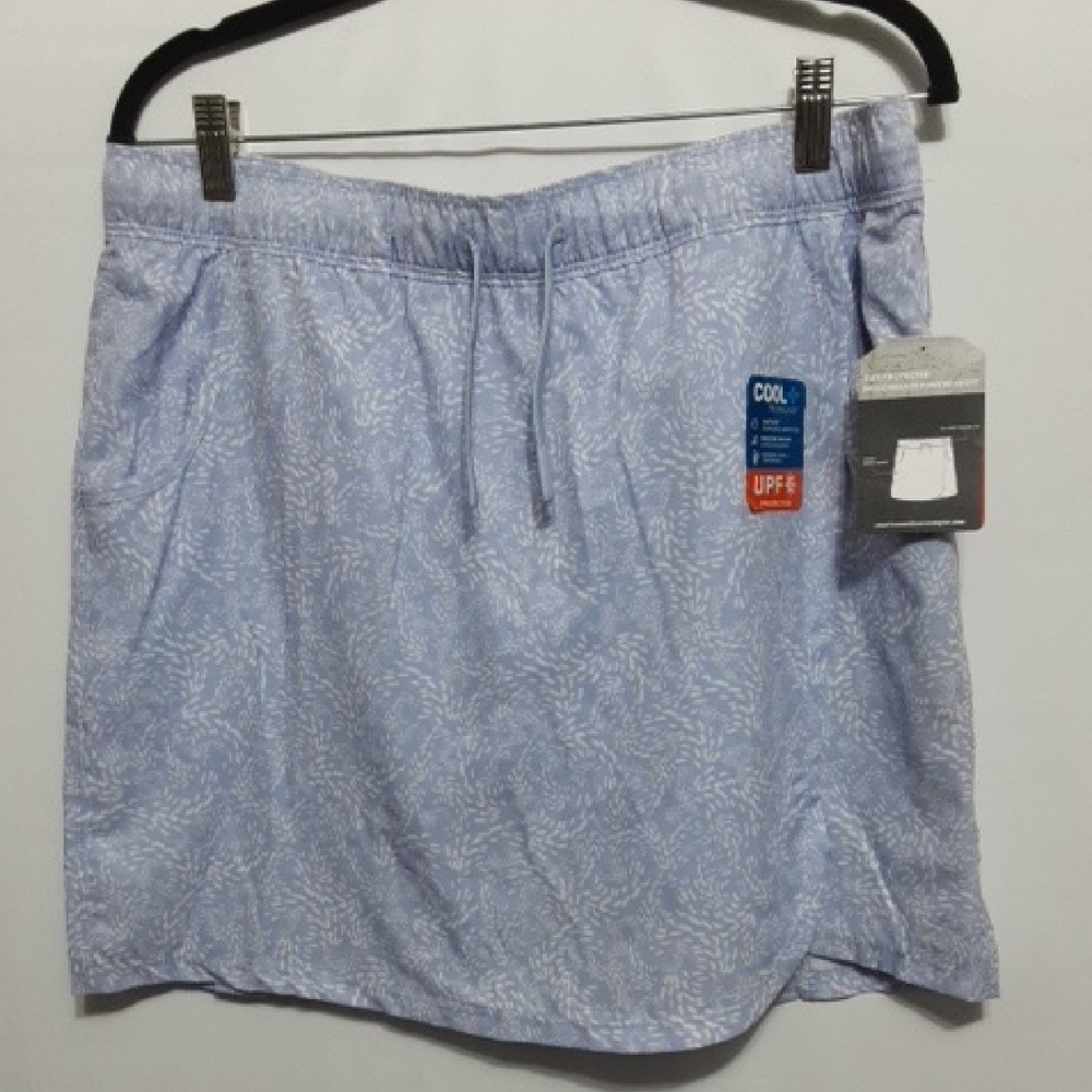 THE AMERICAN OUTDOORSMAN Blue Lilac Patterned Skort